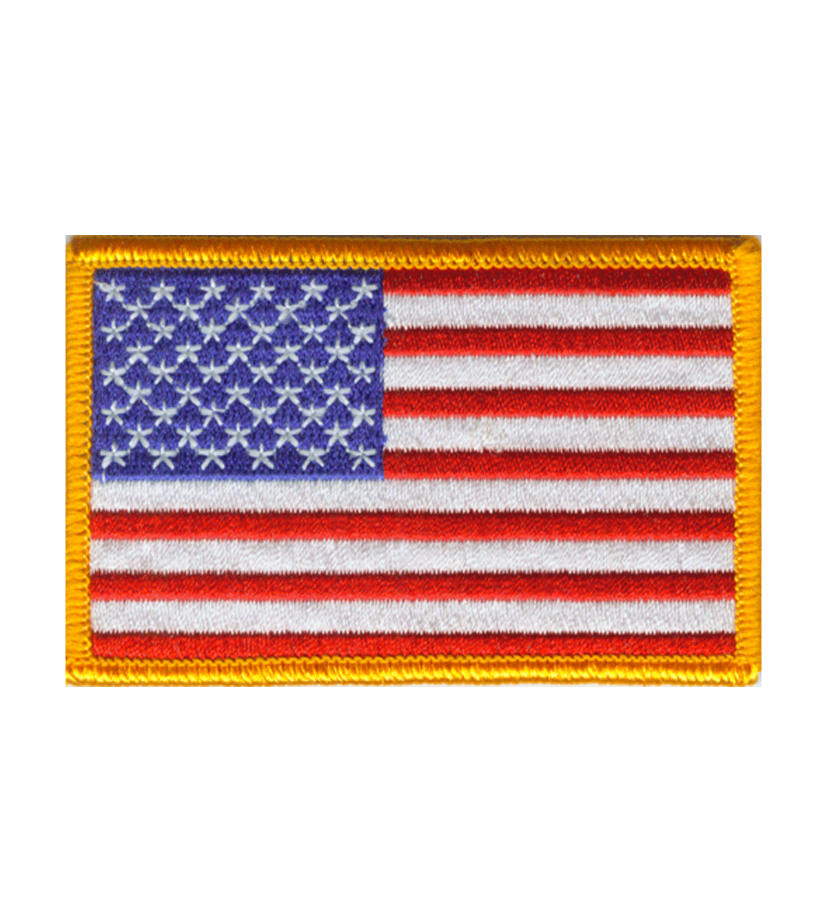 Gold Border American Flag