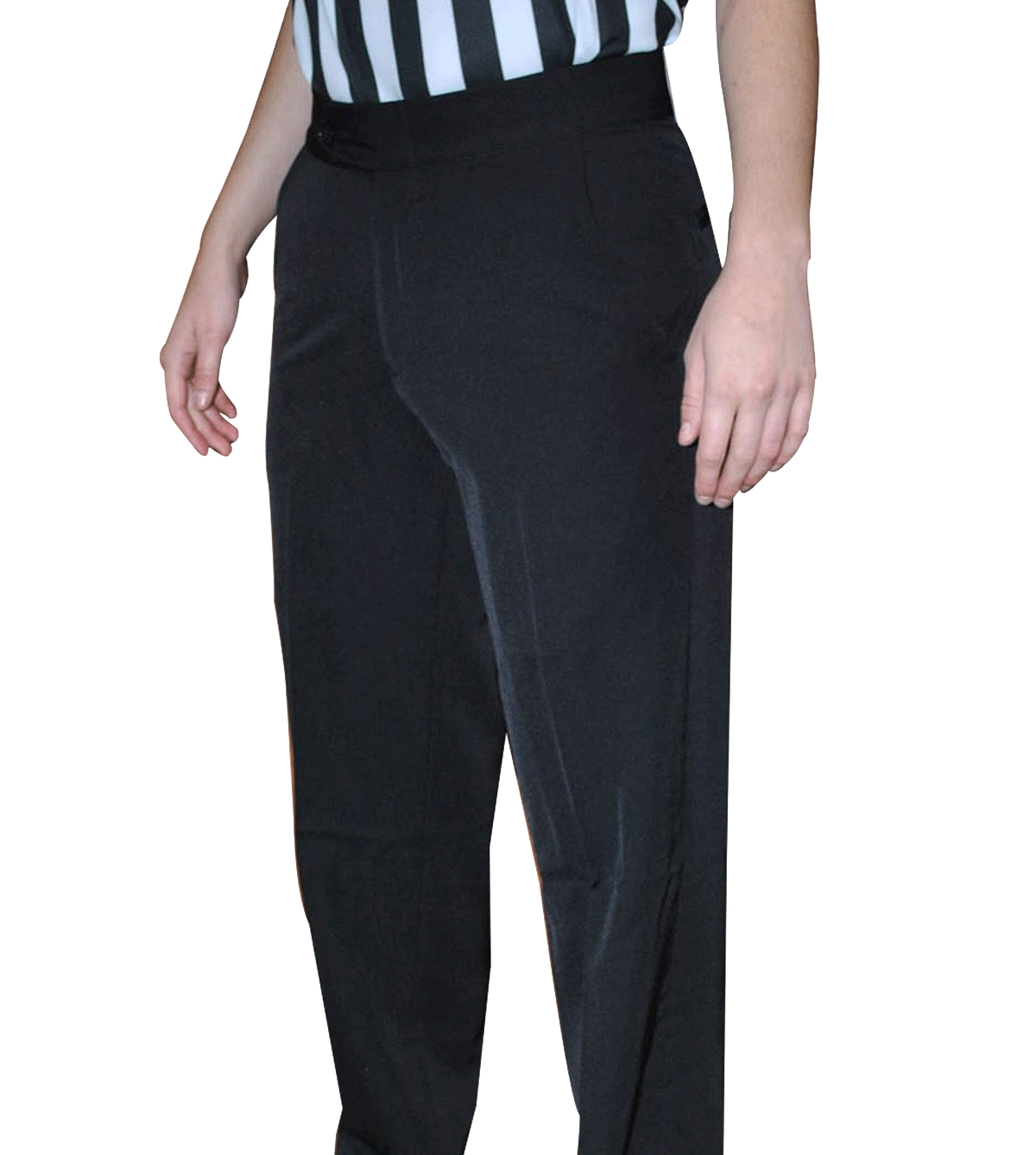 SMITTY Women's 4-Way Stretch Flat Front Pant w/Slash Pockets