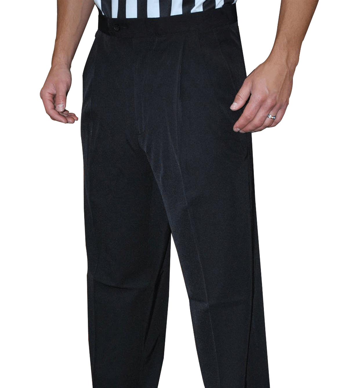 SMITTY 4-Way Stretch Pleated Pant w/Slash Pocket