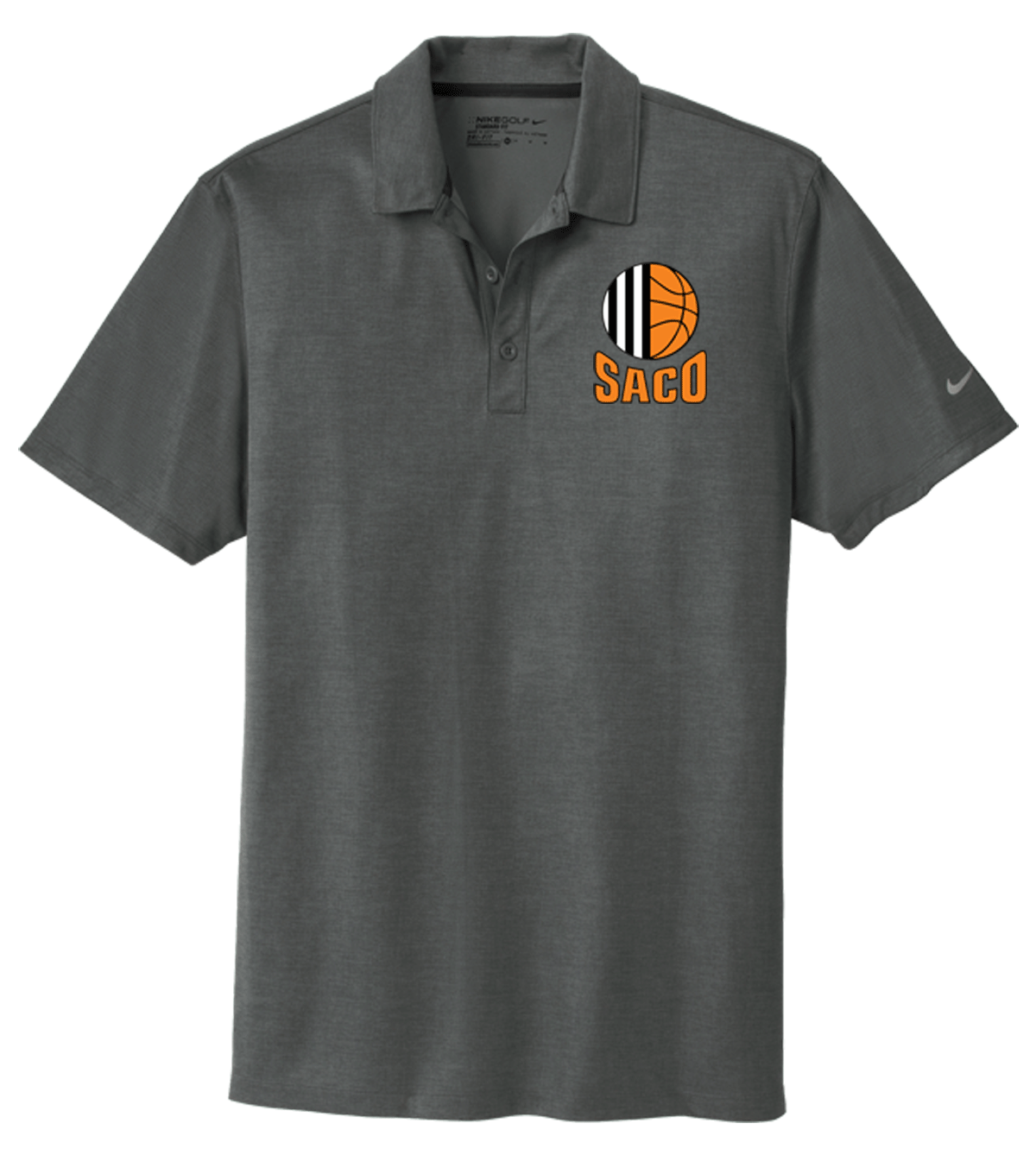 SACO Crosshatch Dri Fit Polo