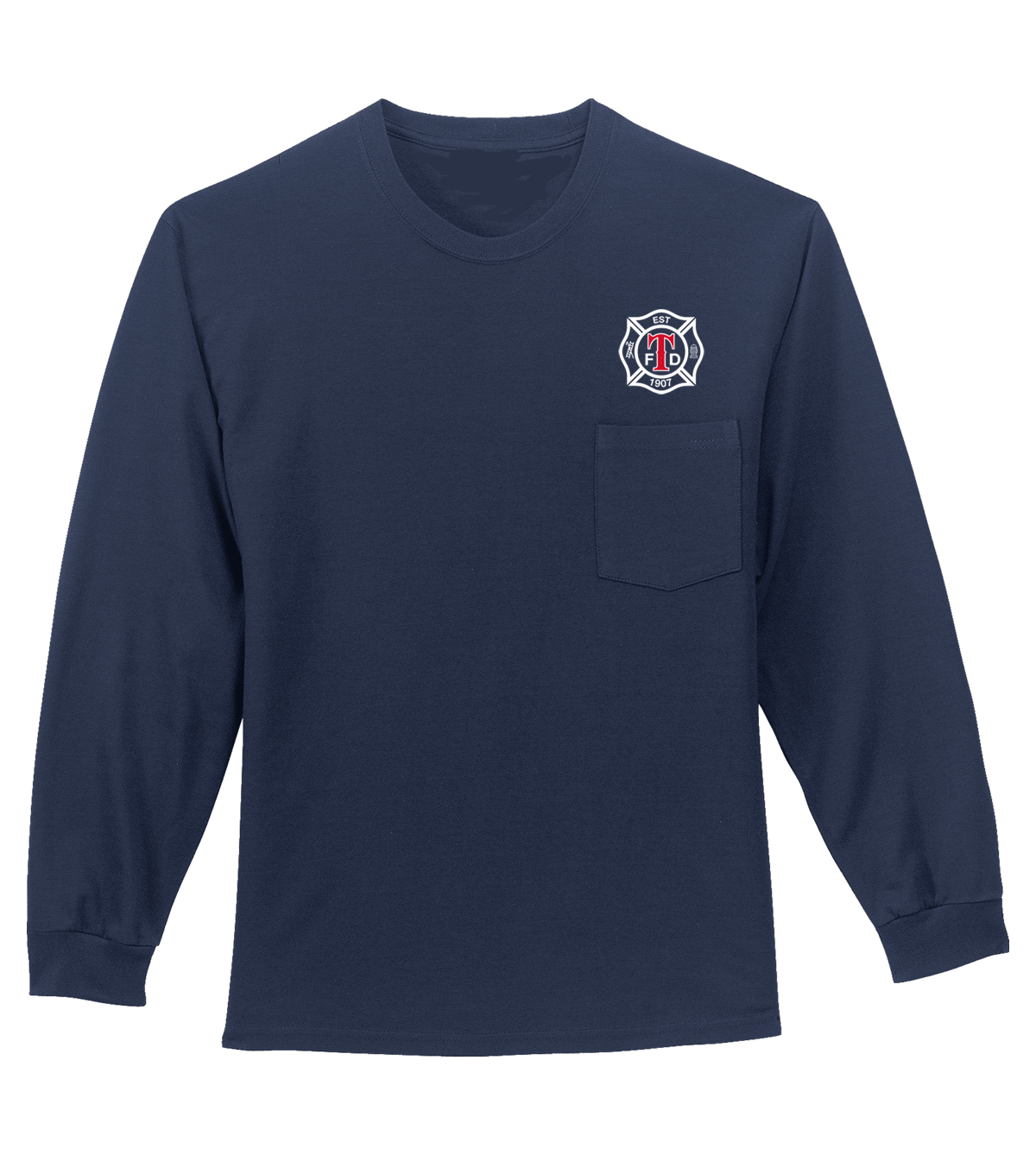 Turlock Fire Long Sleeve Shirt W/ Pocket