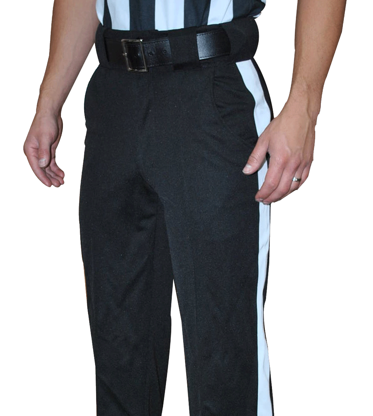 SMITTY Black Foul-Weather Officials Pants