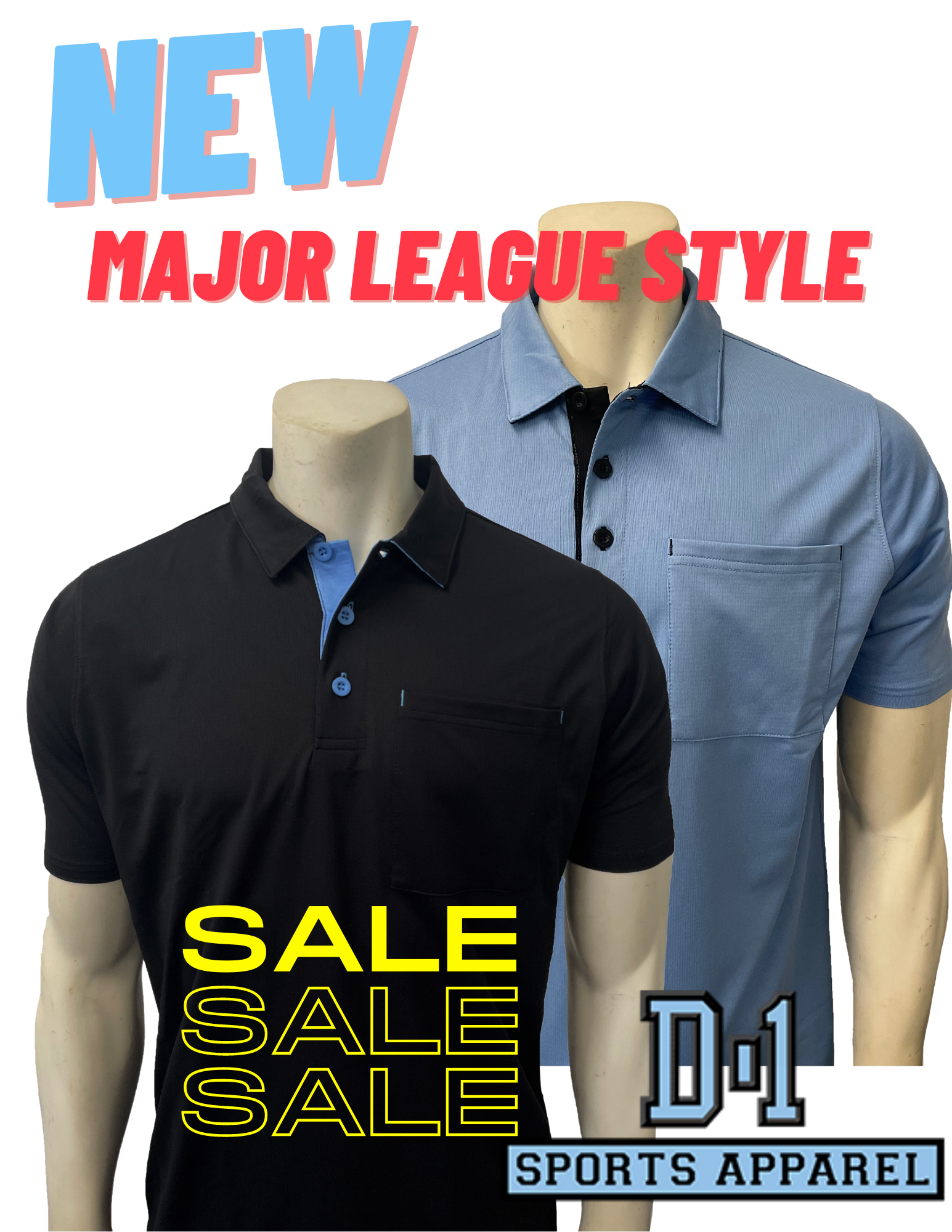 NEW MAJOR LEAGUE STYLE Short Sleeve Umpire Shirts.
