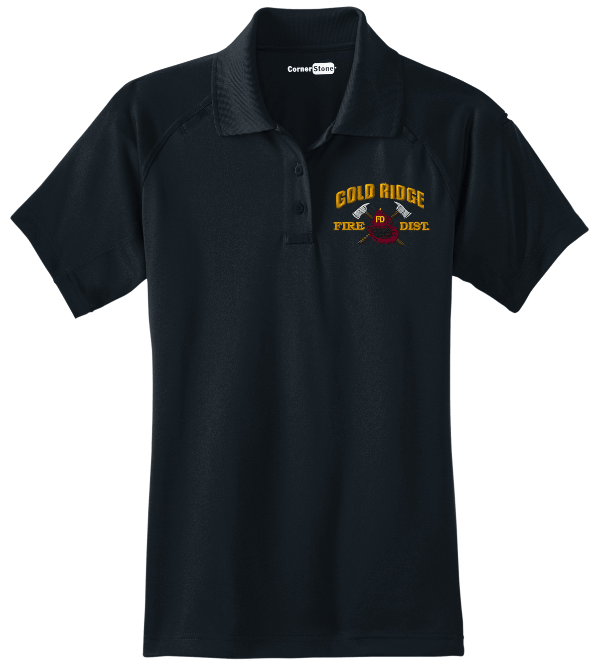 Gold Ridge Fire Ladies Dri-Fit Polo