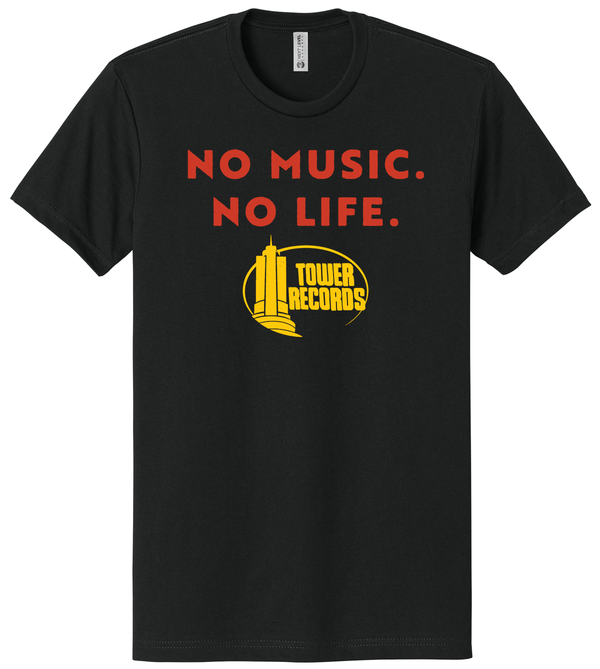 Tower No Music Retro Tee